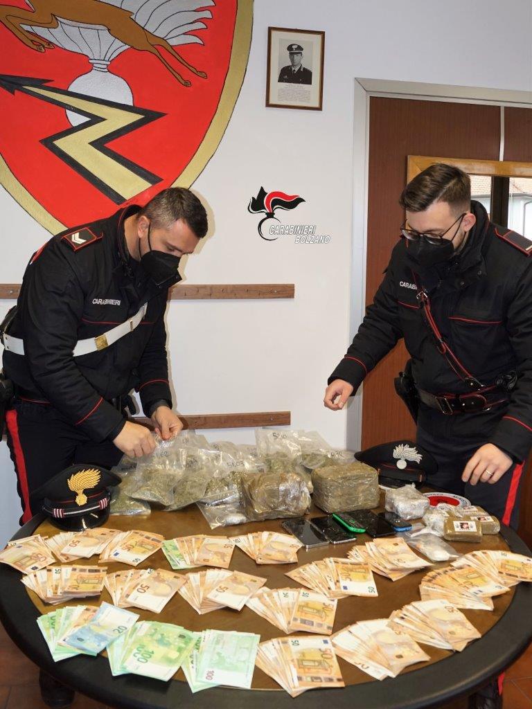 spaccio di droga a Merano