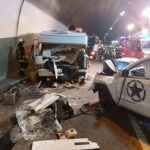 Alto Adige, in galleria grave schianto auto-camper: cinque feriti in ospedale
